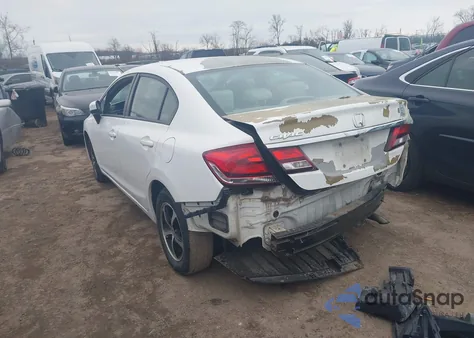 2015 Honda Civic Se from USA, damaged, VIN 2HGFB2F72FH550942